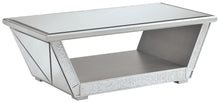 Load image into Gallery viewer, Fanmory - Silver Finish - Rectangular Cocktail Table