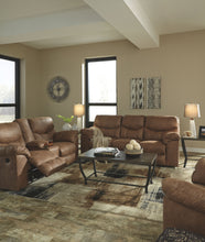 Load image into Gallery viewer, Boxberg - Bark - 3 Pc. - Reclining Power Sofa, Double Reclining Power Loveseat with Console, Champori Table Set