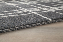 Load image into Gallery viewer, Jai - Black/Cream/Gray - Large Rug