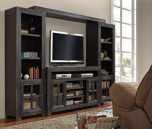 Load image into Gallery viewer, Gavelston - Black - 4 Pc. - Entertainment Center - 60" TV Stand