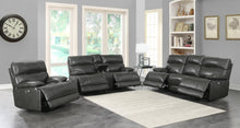 Load image into Gallery viewer, Stanford Motion Collection - Charcoal - Stanford 3-piece Power Living Room Set Charcoal