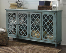Load image into Gallery viewer, Mirimyn - Antique Teal - Accent Cabinet