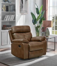 Load image into Gallery viewer, Damiano Motion Collection - Tri-tone Brown - Damiano Upholstered Glider Recliner Tri-tone Brown