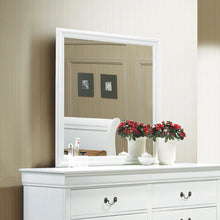 Load image into Gallery viewer, Louis Phillipe Collection - Louis Philippe Beveled Edge Square Mirror White