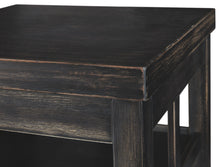 Load image into Gallery viewer, Gavelston - Rubbed Black - Square End Table