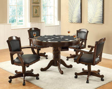 Load image into Gallery viewer, Turk Game Table - Black - Turk Game Chair With Casters Black And Tobacco