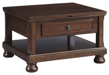 Load image into Gallery viewer, Porter - Rustic Brown - Lift Top Cocktail Table