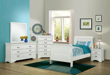 Load image into Gallery viewer, Louis Phillipe Collection - Louis Philippe Twin Sleigh Panel Bed White