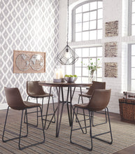 Load image into Gallery viewer, Centiar - Brown - Upholstered Barstool (2/CN)
