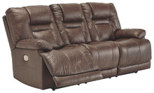 Load image into Gallery viewer, Wurstrow - Smoke - PWR REC Sofa with ADJ Headrest
