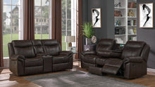 Load image into Gallery viewer, Sawyer Motion Collection - Cocoa - Sawyer Transitional Brown Two-piece Living Room Set