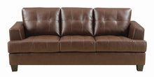 Load image into Gallery viewer, Samuel Collection - Dark Brown - Samuel Tufted Sofa Dark Brown
