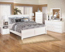 Load image into Gallery viewer, Bostwick Shoals - White - 8 Pc. - Dresser, Mirror, Chest, Queen Panel Bed, 2 Nightstands