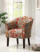 Load image into Gallery viewer, Accents : Chairs - Multi-color - Barrel Back Upholstered Accent Chair Multi-color