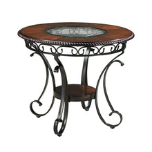 Load image into Gallery viewer, Glambrey - Brown - Round DRM Counter Table