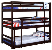 Load image into Gallery viewer, Sandler Triple Bunk Bed - Sandler Twin Triple Bunk Bed Cappuccino