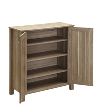 Load image into Gallery viewer, 4-shelf Shoe Cabinet Dark Taupe