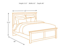 Load image into Gallery viewer, Maribel - Black - Queen/Full Panel Headboard
