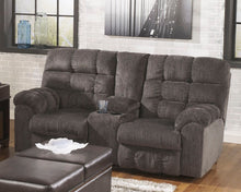 Load image into Gallery viewer, Acieona - Slate - DBL Rec Loveseat w/Console