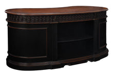 Load image into Gallery viewer, Rowan Collection - Rowan 7-drawer Executive Desk Black And Chestnut