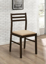 Load image into Gallery viewer, Packaged Sets: 3 Pc Set - Tan - 3-piece Dining Set With Drop Leaf Cappuccino And Tan