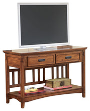 Load image into Gallery viewer, Cross Island - Medium Brown - Console Sofa Table