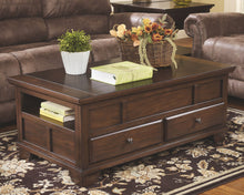 Load image into Gallery viewer, Gately - Medium Brown - Lift Top Cocktail Table