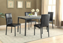 Load image into Gallery viewer, Garza Group - Black - Garza Rectangular Dining Table Black