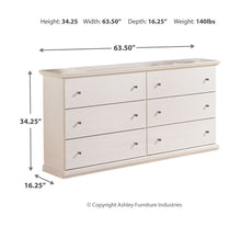 Load image into Gallery viewer, Bostwick Shoals - White - 5 Pc. - Dresser, Mirror, Queen Panel Headboard, 2 Nightstands