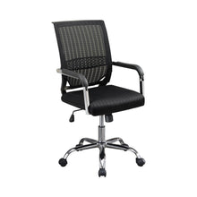 Load image into Gallery viewer, Home Office : Chairs - Black - Adjustable Height Office Chair Black And Chrome