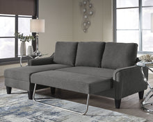 Load image into Gallery viewer, Jarreau - Gray - Sofa Chaise Sleeper