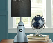 Load image into Gallery viewer, Cale - Gray/Black - Ceramic Table Lamp (1/CN)