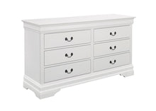 Load image into Gallery viewer, Louis Phillipe Collection - Louis Philippe 6-drawer Dresser White