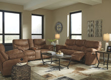 Load image into Gallery viewer, Boxberg - Bark - 3 Pc. - Reclining Sofa, Double Reclining Loveseat with Console, Champori Table Set