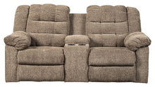 Load image into Gallery viewer, Workhorse - Cocoa - DBL Rec Loveseat w/Console