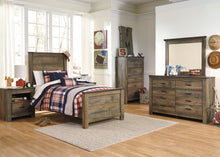 Load image into Gallery viewer, Trinell - Brown - Twin Panel Headboard