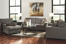 Load image into Gallery viewer, Tibbee - Slate - 3 Pc. - Sofa, Loveseat, Frostine Table Set