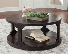 Load image into Gallery viewer, Rogness - Rustic Brown - Round Cocktail Table