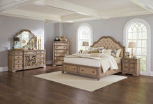 Load image into Gallery viewer, Ilana Collection - Cream - Ilana Eastern King Storage Bed Antique Linen