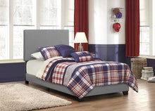Load image into Gallery viewer, Dorian Upholstered Bed - Grey - Dorian Upholstered Twin Bed Grey