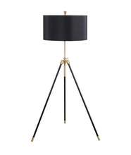 Load image into Gallery viewer, Black - Tripod Floor Lamp Black And Gold
