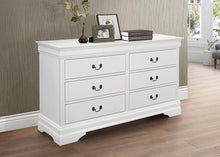 Load image into Gallery viewer, Louis Phillipe Collection - Louis Philippe 6-drawer Dresser White