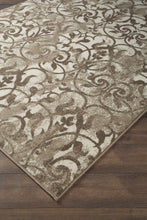 Load image into Gallery viewer, Cadrian - Cream/Brown - Large Rug