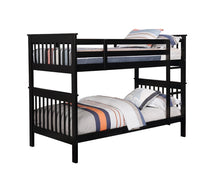 Load image into Gallery viewer, Chapman Collection - Chapman Twin Over Twin Bunk Bed Black
