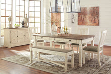 Load image into Gallery viewer, Bolanburg - Antique White - 7 Pc. - Rectangular Dining Room Table, 6 Upholstered Side Chairs