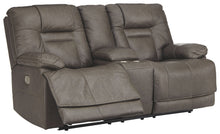 Load image into Gallery viewer, Wurstrow - Smoke - PWR REC Loveseat/CON/ADJ HDRST