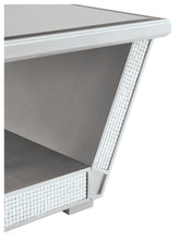 Load image into Gallery viewer, Fanmory - Silver Finish - Rectangular Cocktail Table