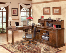 Load image into Gallery viewer, Hamlyn - Medium Brown - Home Office Swivel Desk Chair