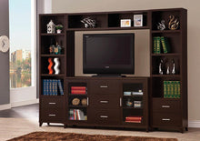 Load image into Gallery viewer, Living Room : Tv Consoles - 2-door Tv Stand With Adjustable Shelves Cappuccino