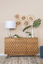 Load image into Gallery viewer, Rectangular 3-door Accent Cabinet Natural